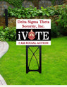 DST iVOTE YARD SIGN - I AM SOCIAL ACTION